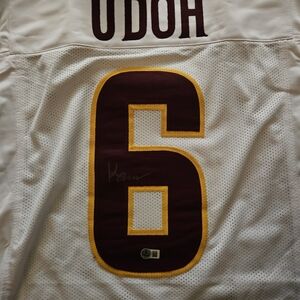 Kanye Udoh Autograpghed Jersey Arizona State Univeristy Beckett Cert